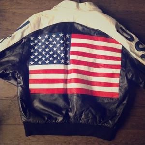 XL USA Leather Jacket